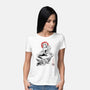 Queen Of The Wave Sumi-e-Womens-Basic-Tee-Astrobot Invention
