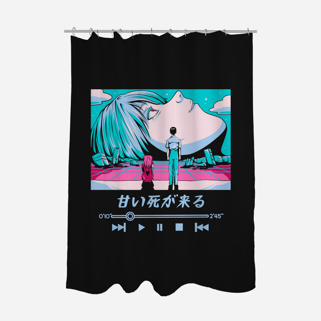 Never Alone-None-Polyester-Shower Curtain-yumie
