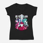 Shining Sorceres-Womens-V-Neck-Tee-yumie
