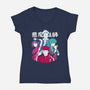 Shining Sorceres-Womens-V-Neck-Tee-yumie