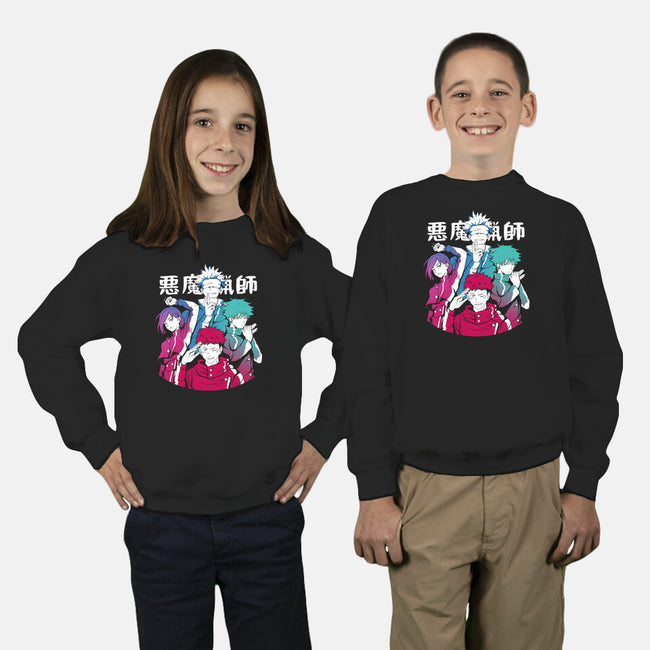 Shining Sorceres-Youth-Crew Neck-Sweatshirt-yumie