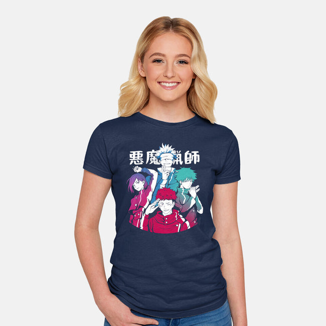 Shining Sorceres-Womens-Fitted-Tee-yumie