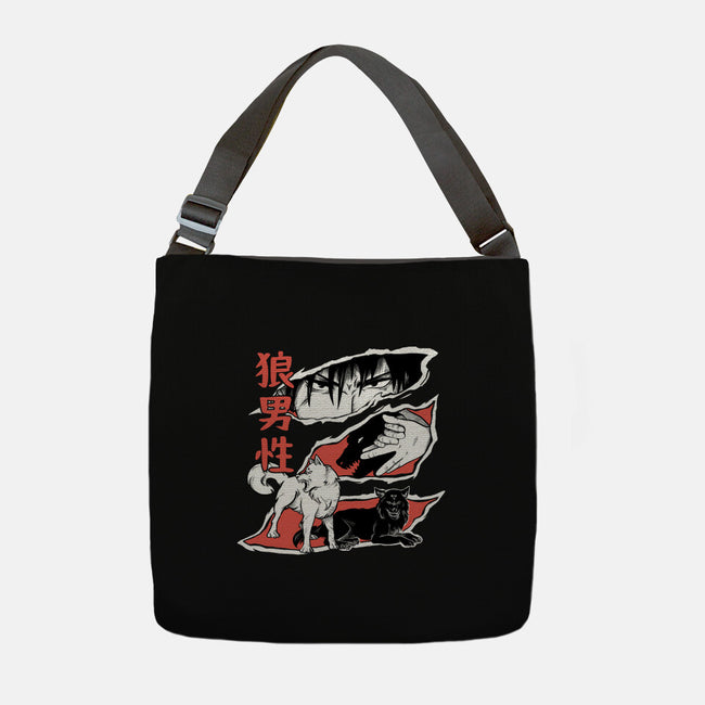 Summon Wolf-None-Adjustable Tote-Bag-yumie