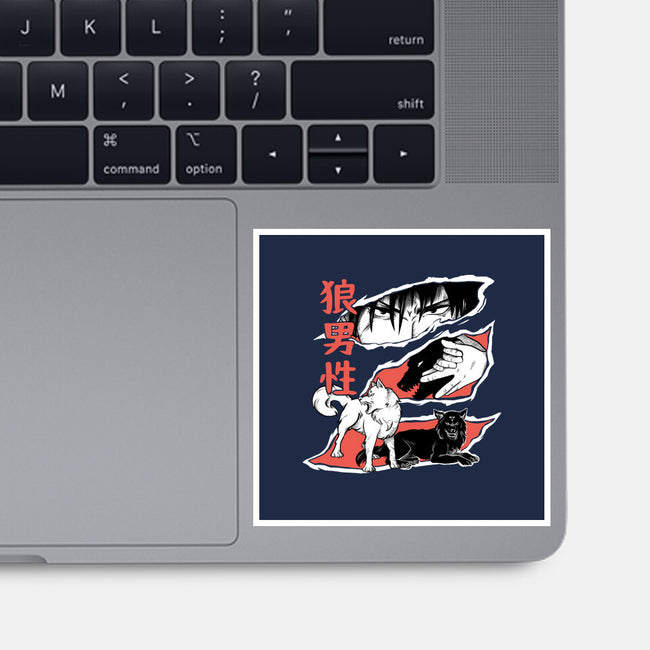 Summon Wolf-None-Glossy-Sticker-yumie