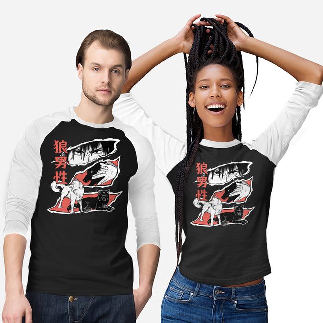 Summon Wolf-Unisex-Baseball-Tee-yumie