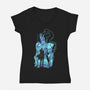 The Shadow Igris-Womens-V-Neck-Tee-yumie