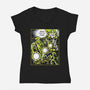 Taste Your Own Fear-Womens-V-Neck-Tee-arace