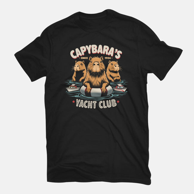 Capybaras Yatch Club-Mens-Heavyweight-Tee-Popnotic