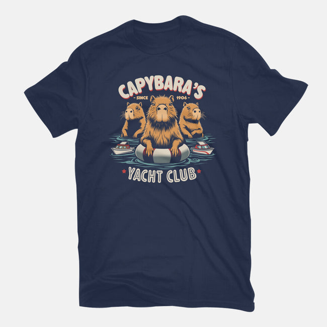 Capybaras Yatch Club-Mens-Heavyweight-Tee-Popnotic