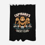 Capybaras Yatch Club-None-Polyester-Shower Curtain-Popnotic
