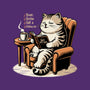 Books Coffee And Cats-Womens-Fitted-Tee-Popnotic