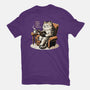 Books Coffee And Cats-Mens-Premium-Tee-Popnotic