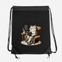 Books Coffee And Cats-None-Drawstring-Bag-Popnotic