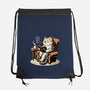 Books Coffee And Cats-None-Drawstring-Bag-Popnotic
