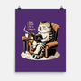 Books Coffee And Cats-None-Matte-Poster-Popnotic