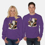 Books Coffee And Cats-Unisex-Crew Neck-Sweatshirt-Popnotic