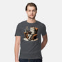 Books Coffee And Cats-Mens-Premium-Tee-Popnotic