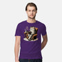 Books Coffee And Cats-Mens-Premium-Tee-Popnotic