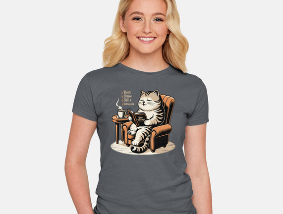 Books Coffee And Cats