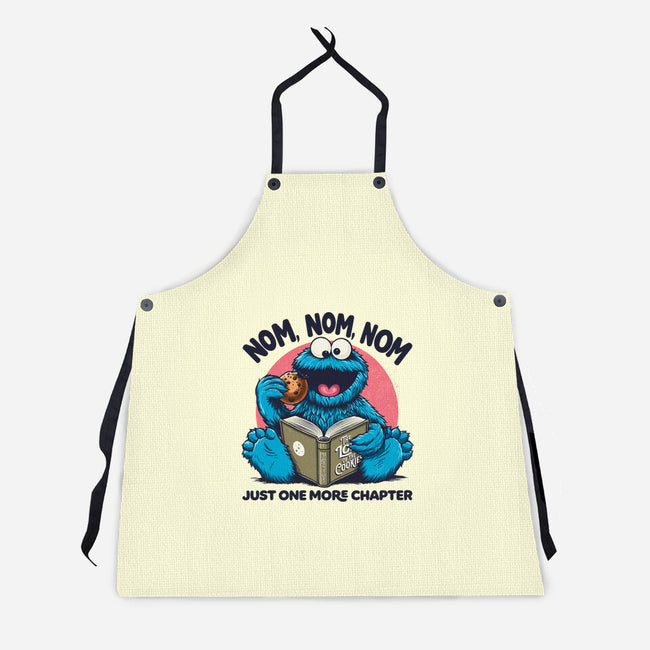 Books And Cookies-Unisex-Kitchen-Apron-Popnotic