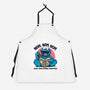 Books And Cookies-Unisex-Kitchen-Apron-Popnotic