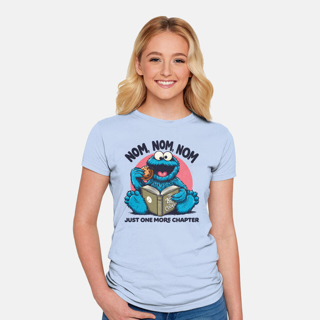 Books And Cookies-Womens-Fitted-Tee-Popnotic