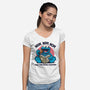 Books And Cookies-Womens-V-Neck-Tee-Popnotic