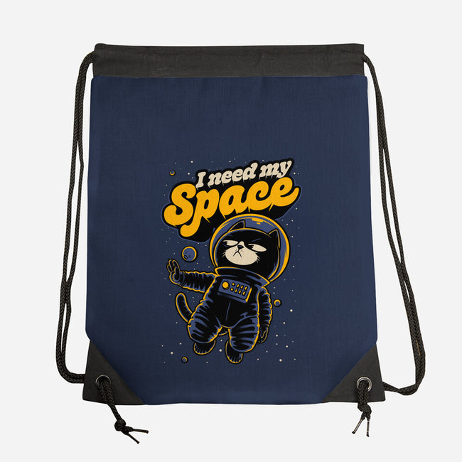 I Need My Space Humans-None-Drawstring-Bag-Popnotic