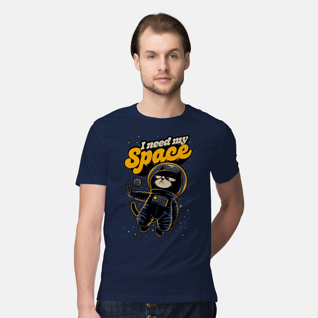 I Need My Space Humans-Mens-Premium-Tee-Popnotic