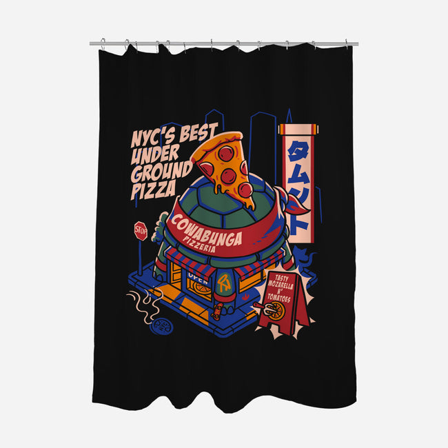 Shell Pizzeria-None-Polyester-Shower Curtain-estudiofitas