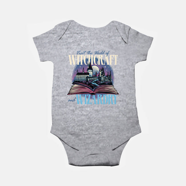 World Of Witchcraft And Wizardry-Baby-Basic-Onesie-momma_gorilla