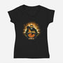 Goof-Womens-V-Neck-Tee-grevalra