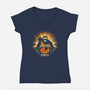 Goof-Womens-V-Neck-Tee-grevalra