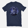 Galaxy Dark Knight-Womens-Fitted-Tee-Astrobot Invention