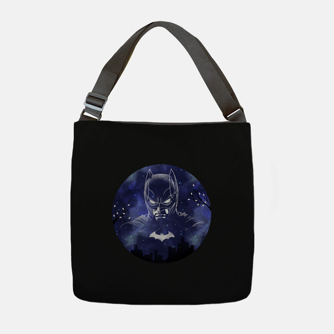Galaxy Dark Knight-None-Adjustable Tote-Bag-Astrobot Invention
