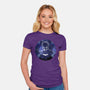 Galaxy Dark Knight-Womens-Fitted-Tee-Astrobot Invention