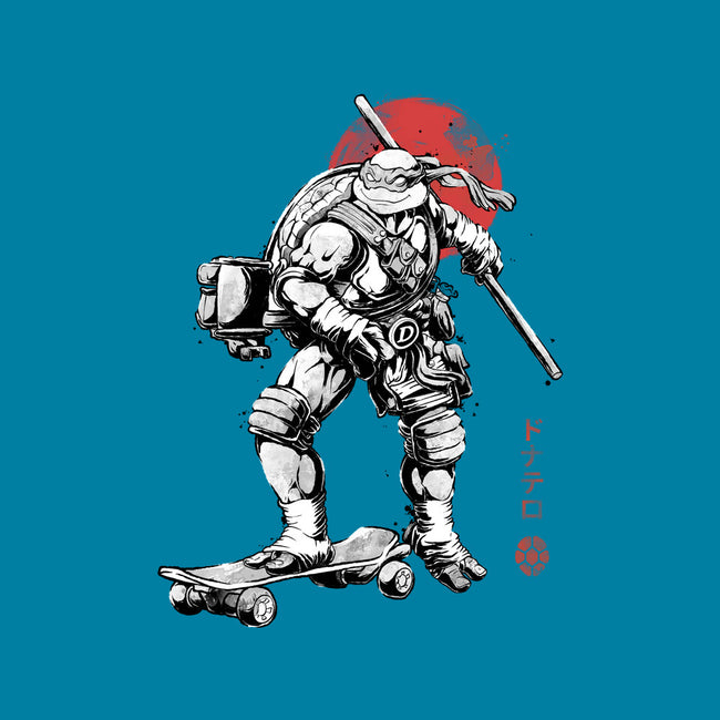 Ninja Donatello Sumi-E-Womens-Fitted-Tee-Astrobot Invention