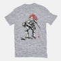 Ninja Donatello Sumi-E-Womens-Fitted-Tee-Astrobot Invention