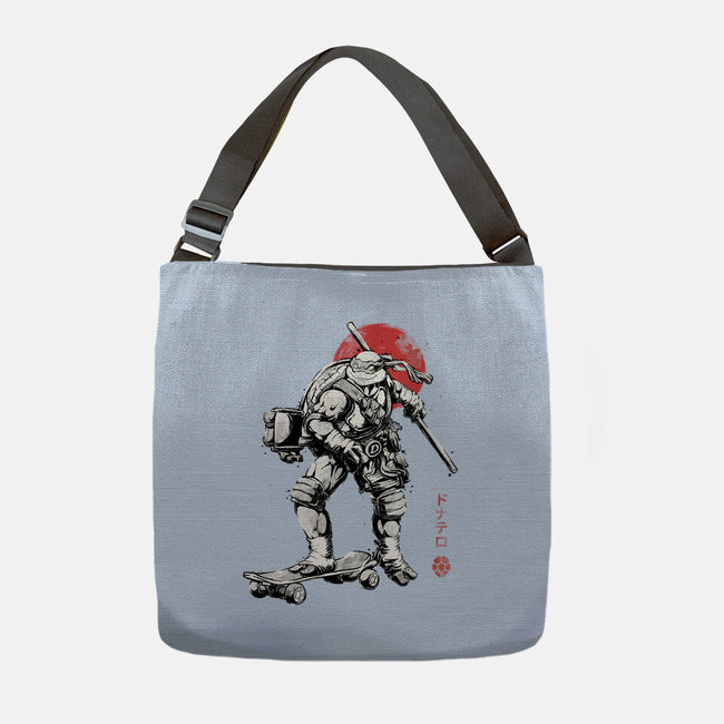 Ninja Donatello Sumi-E-None-Adjustable Tote-Bag-Astrobot Invention