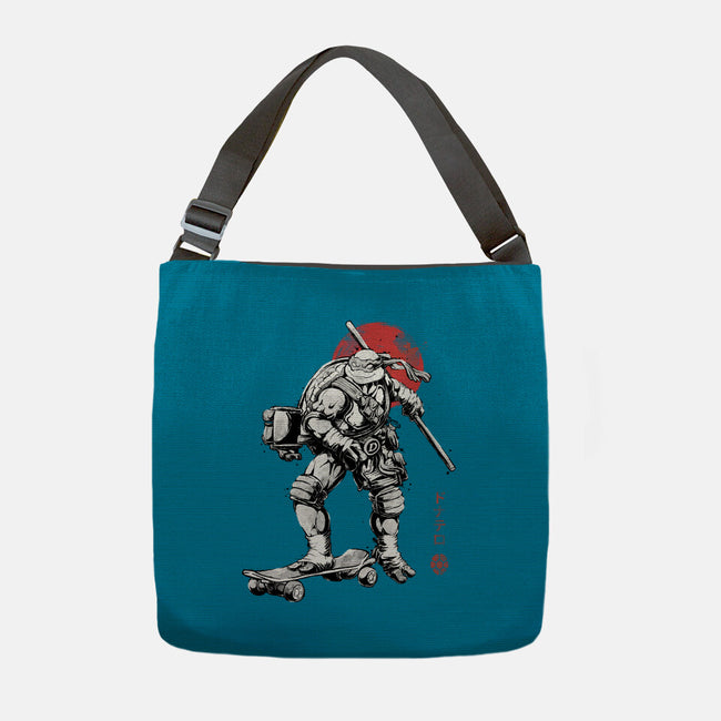 Ninja Donatello Sumi-E-None-Adjustable Tote-Bag-Astrobot Invention