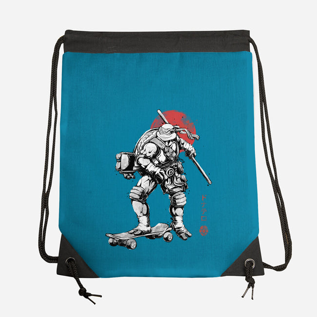 Ninja Donatello Sumi-E-None-Drawstring-Bag-Astrobot Invention