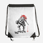 Ninja Donatello Sumi-E-None-Drawstring-Bag-Astrobot Invention