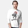 Ninja Donatello Sumi-E-Mens-Long Sleeved-Tee-Astrobot Invention