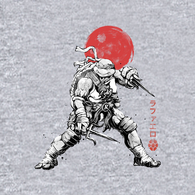 Ninja Raphael Sumi-E-Womens-V-Neck-Tee-Astrobot Invention
