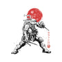 Ninja Raphael Sumi-E-None-Removable Cover w Insert-Throw Pillow-Astrobot Invention