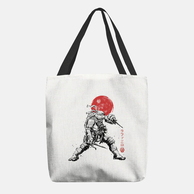 Ninja Raphael Sumi-E-None-Basic Tote-Bag-Astrobot Invention