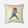Ninja Raphael Sumi-E-None-Removable Cover w Insert-Throw Pillow-Astrobot Invention