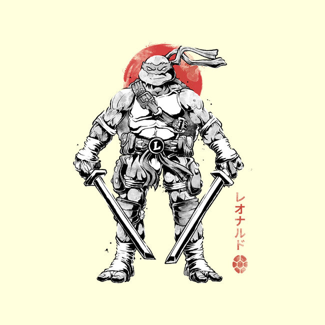 Ninja Leonardo Sumi-E-None-Drawstring-Bag-Astrobot Invention
