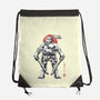 Ninja Leonardo Sumi-E-None-Drawstring-Bag-Astrobot Invention