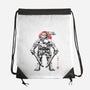 Ninja Leonardo Sumi-E-None-Drawstring-Bag-Astrobot Invention